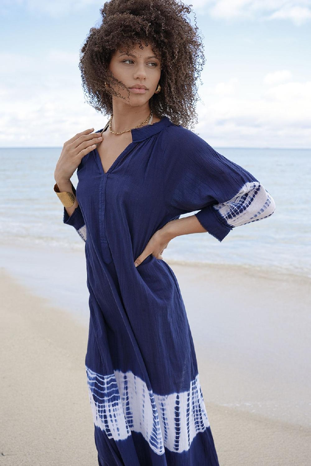 Debbie Katz Suri Maxi Tunic Tie Dye