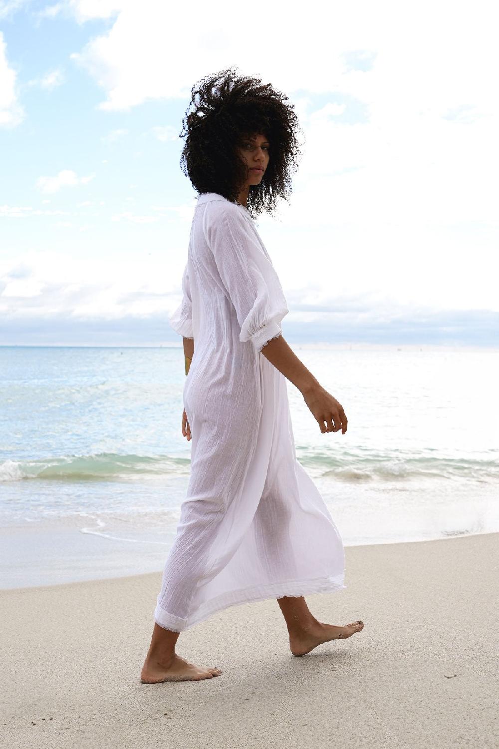 Debbie Katz Suri Maxi Tunic White