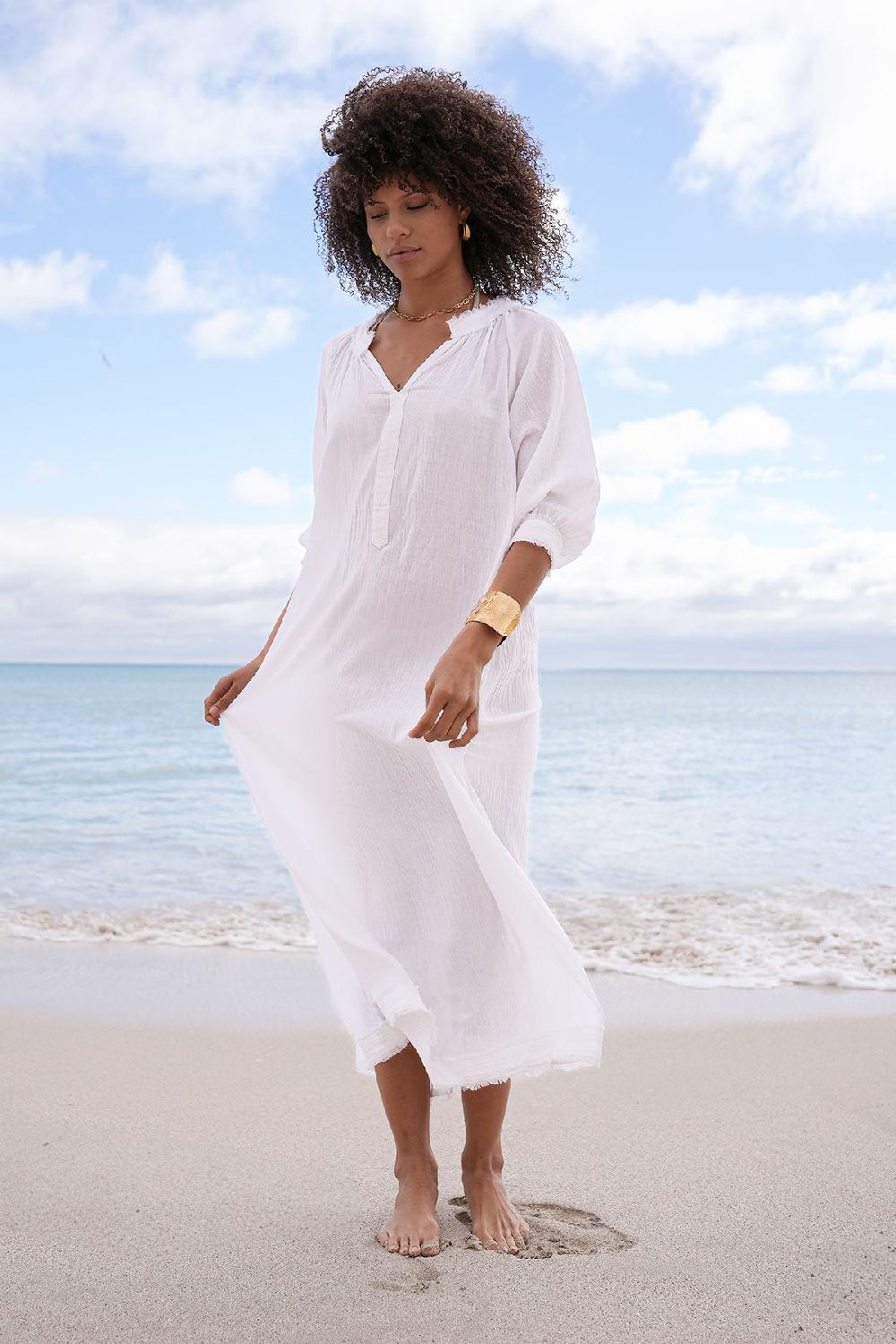 debbie katz Suri Maxi Tunic White