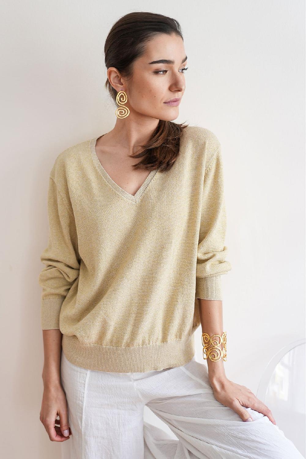 debbie katz Wander Beige Lurex