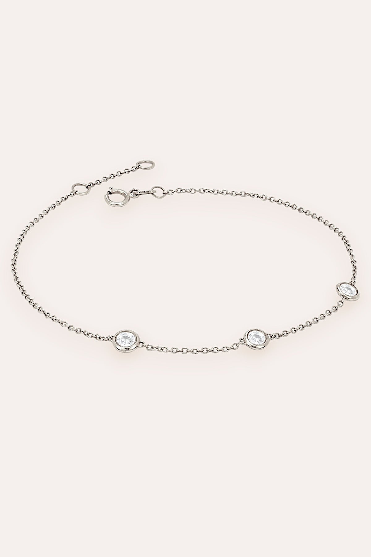 Debbie Katz Zoe Drop Bracelet (Silver)