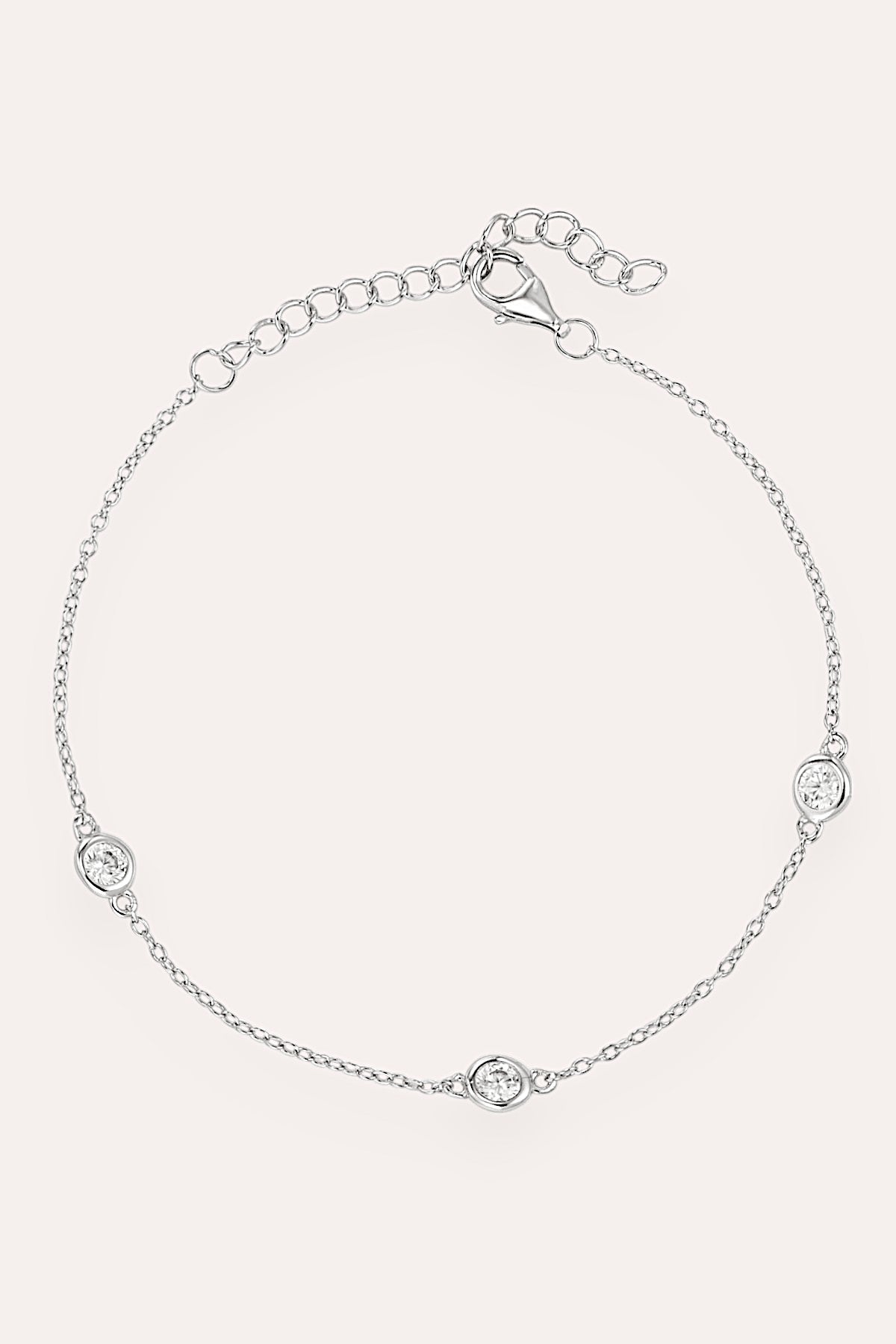 debbie katz Zoe Drop Bracelet (Silver)