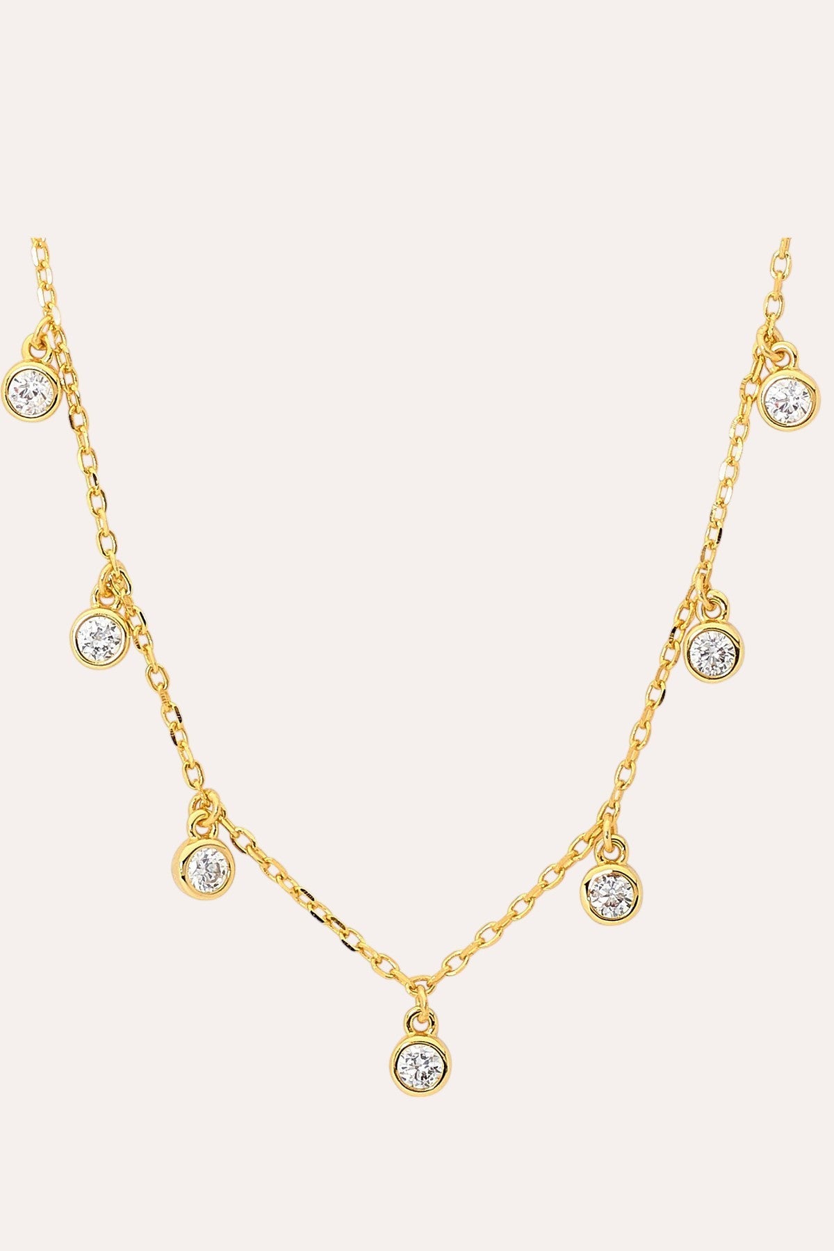 Debbie Katz Zoe Drop Necklace (Gold)