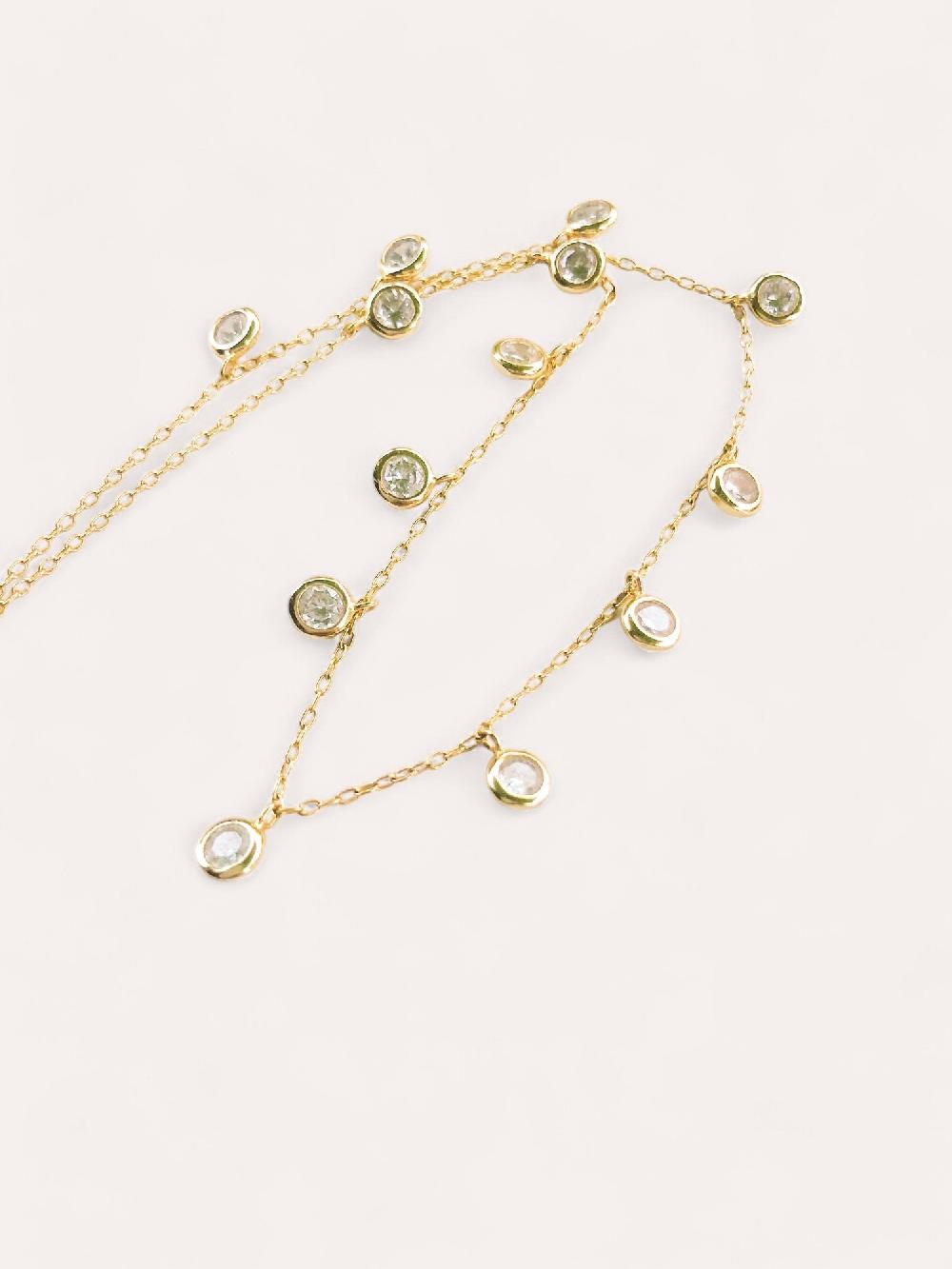 debbie katz Zoe Drop Necklace (Gold)