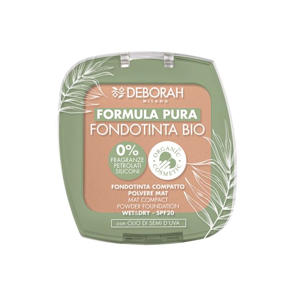 deborah milano Foundation FORMULA PURA ORGANIC COMPACT POWDER FOUNDATION