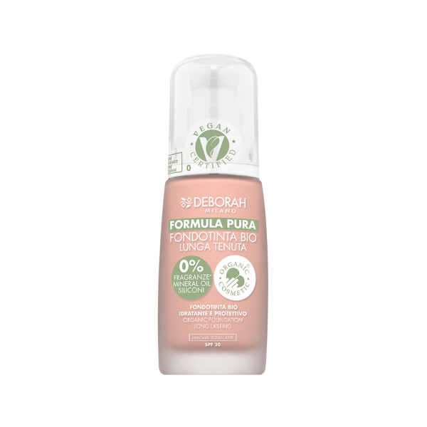 deborah milano Semi-permanent FORMULA PURA LONG LASTING ORGANIC FOUNDATION
