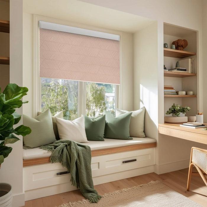 Deconovo Bohome Rattan Custom Designer Print Semi-Blackout Roller Blinds