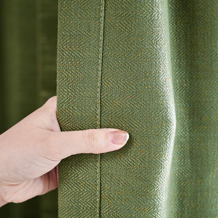 Deconovo Charlotte Custom Linen And Cotton Blend Blackout Curtains