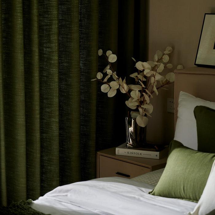 Deconovo Charlotte Custom Linen And Cotton Blend Blackout Curtains