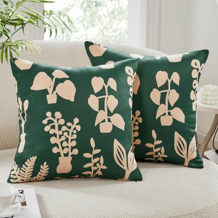 deconovo Bohome Foliage Cushion Covers