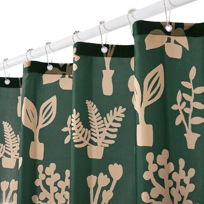 Deconovo Bohome Foliage Shower Curtains