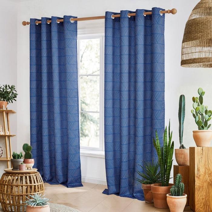 Deconovo Bohome Rattan Blackout Curtains