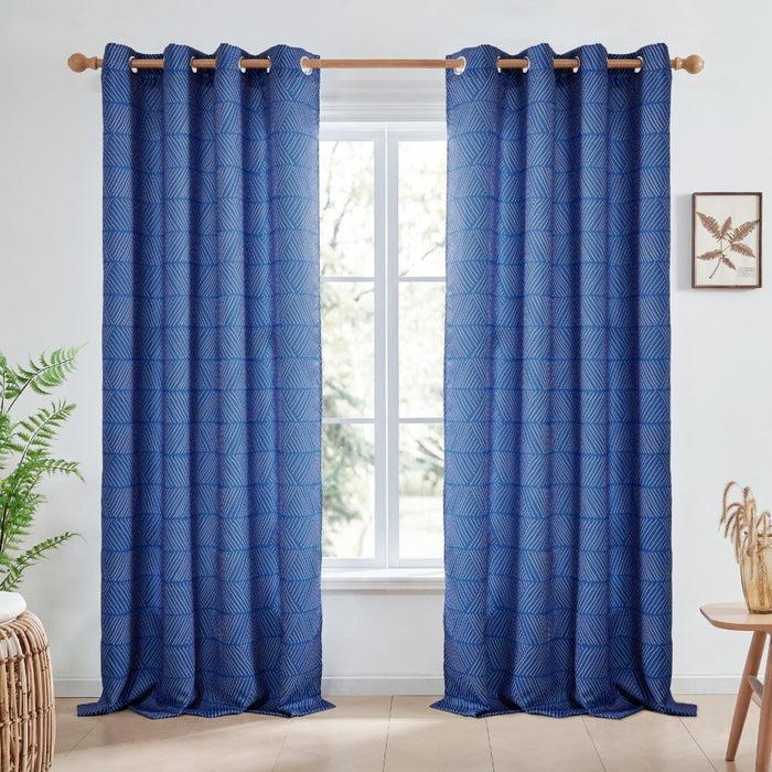 deconovo Bohome Rattan Blackout Curtains