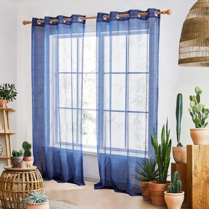 Deconovo Bohome Rattan Sheer Curtains