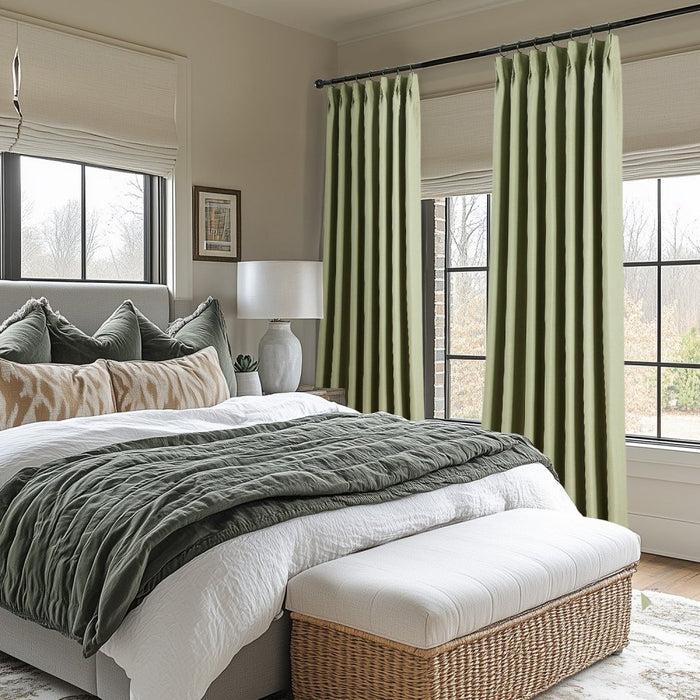 Deconovo Cecilia Embossed Blackout Custom Curtains