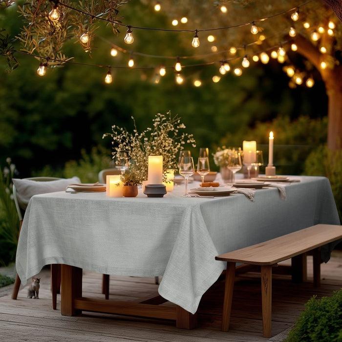 Deconovo Eleanor Custom Faux Linen Tablecloth