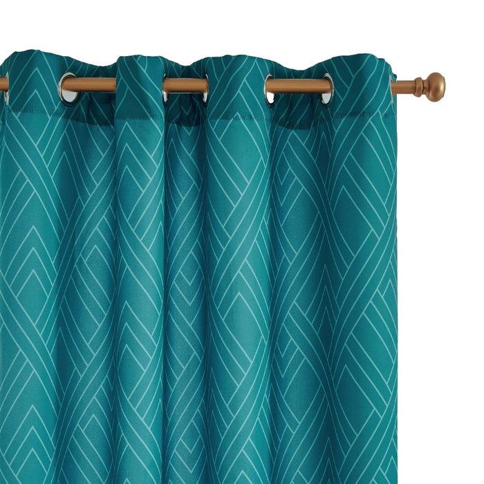 Deconovo Envogue Art Deco Lines Blackout Curtains
