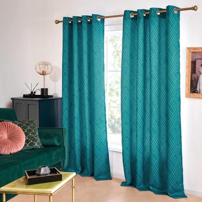Deconovo Envogue Art Deco Lines Blackout Curtains