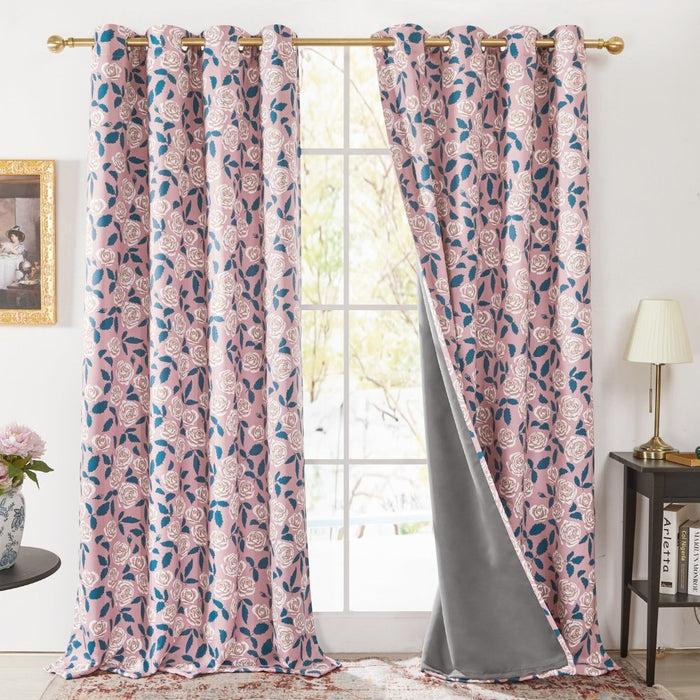 Deconovo Envogue Bouguet Blackout Curtains