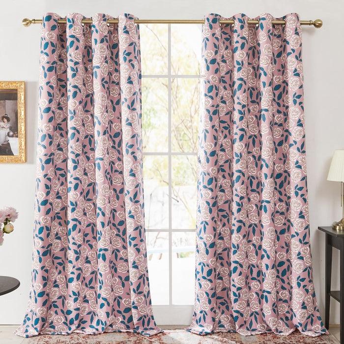 deconovo Envogue Bouguet Blackout Curtains