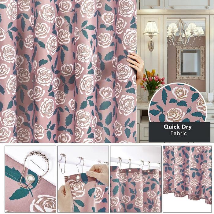 Deconovo Envogue Bouguet Shower Curtains