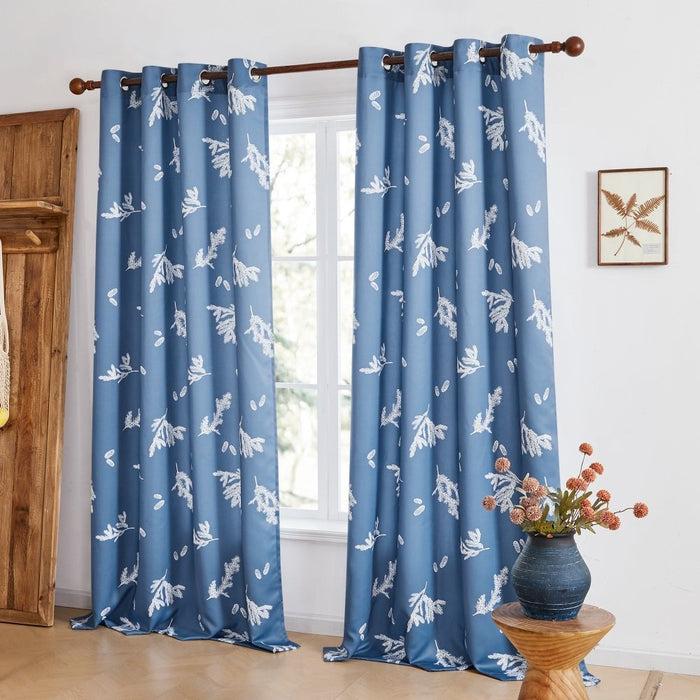 Deconovo Farmhouse Forest Air Blackout Curtains