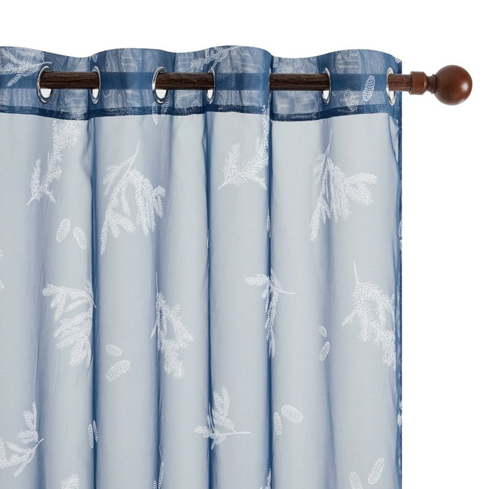 Deconovo Farmhouse Forest Air Sheer Curtains