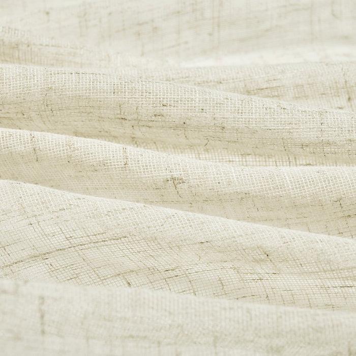 Deconovo Florrie Custom Woven Linen Sheer Curtains
