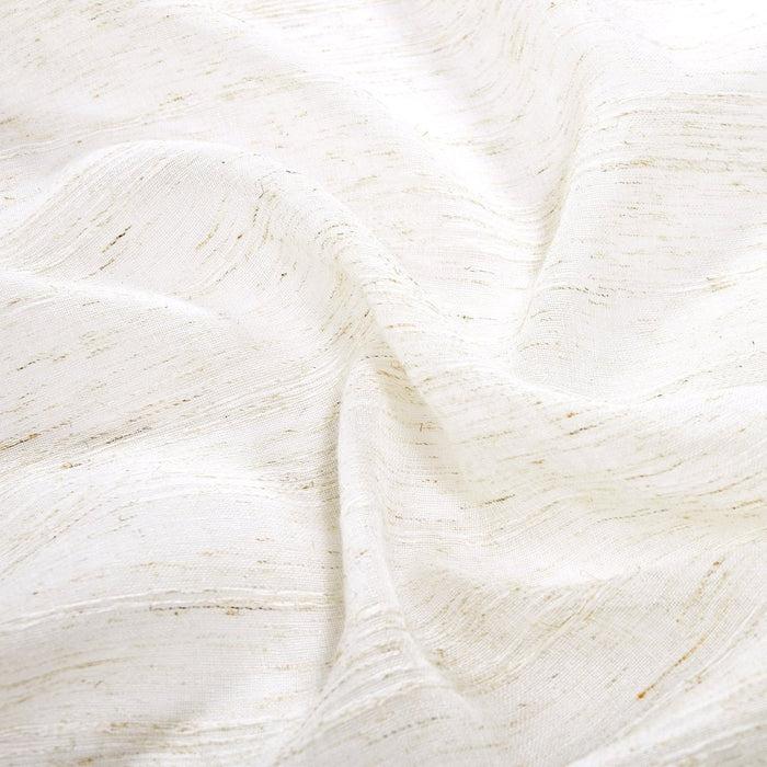 Deconovo Iris Custom Linen Striped Sheer Curtains