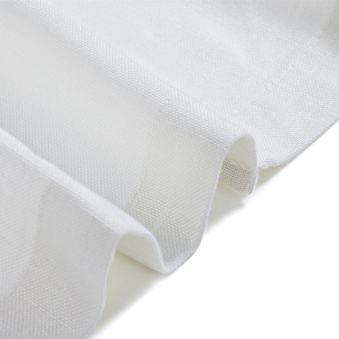 Deconovo Lauretta Custom Linen Roman Shades Corded