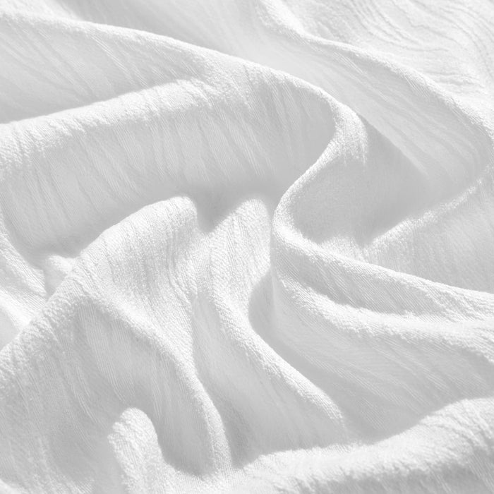 Deconovo Mandy Wool-Blend Jacquard Sheer Curtains