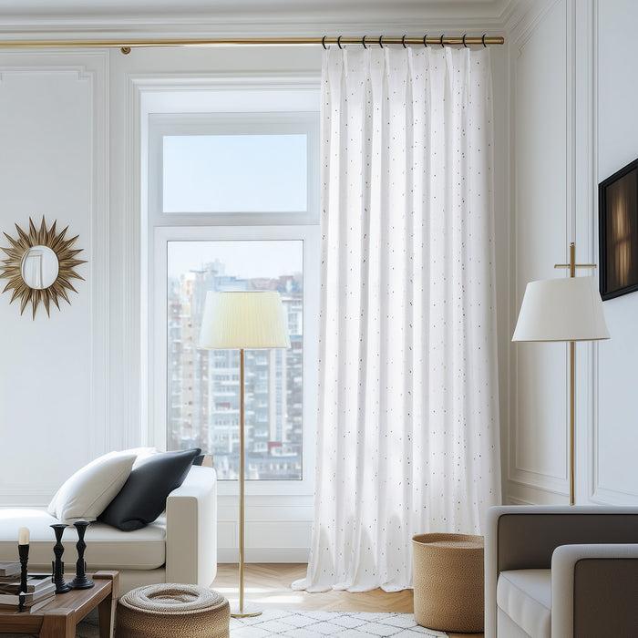 Deconovo Melody Polka Dot Custom Blackout Curtains