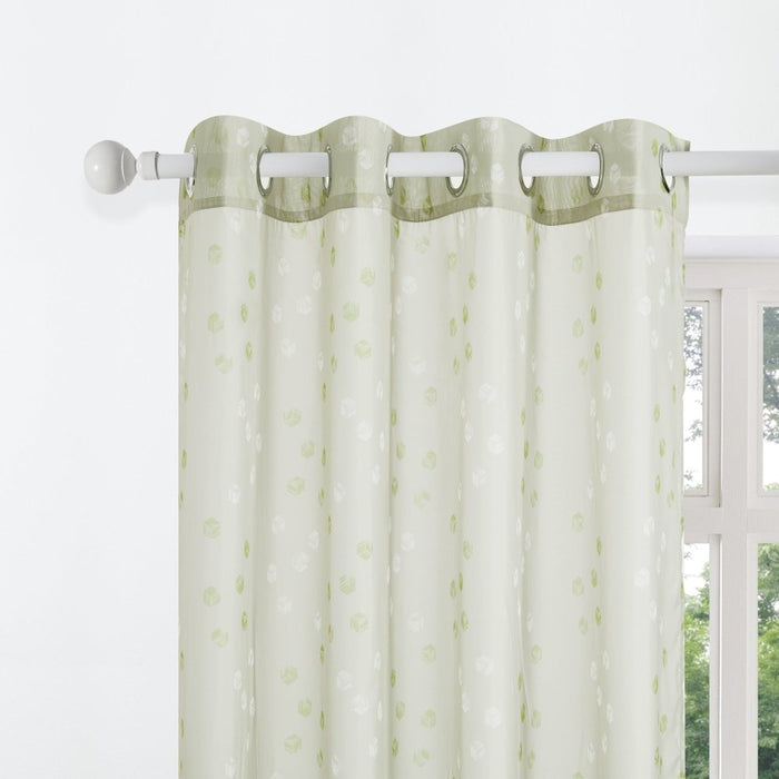 Deconovo Modern Cubic Play Sheer Curtains