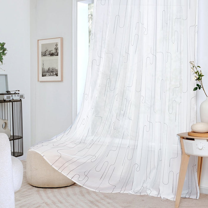 Deconovo Pure Morning Haze Sheer Curtains