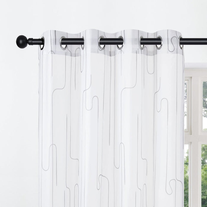 Deconovo Pure Morning Haze Sheer Curtains