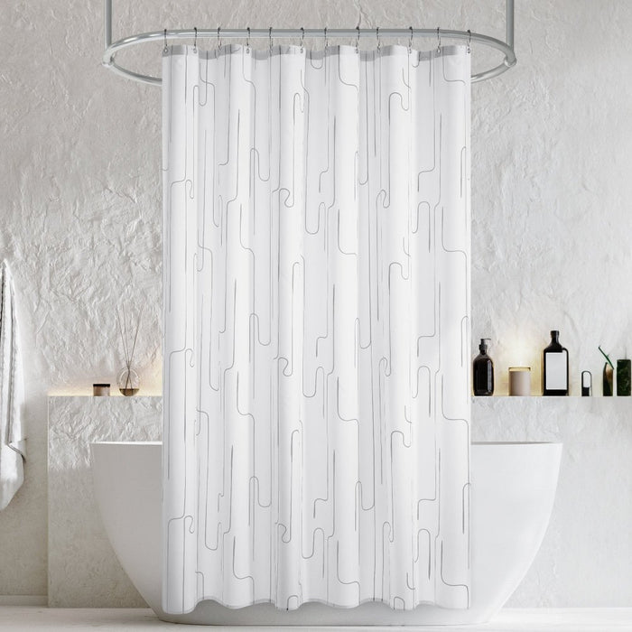 Deconovo Pure Morning Haze Shower Curtains