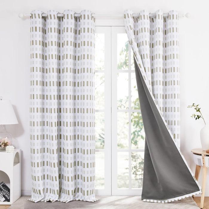 deconovo Pure Solitude Blackout Curtains