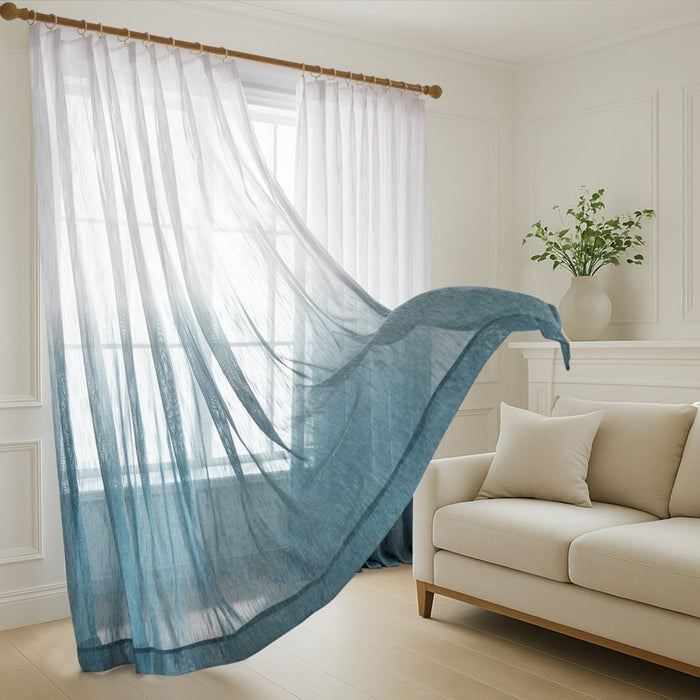Deconovo Valentina Gradient Sheer Curtains