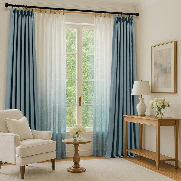 Deconovo Valentina Gradient Sheer Curtains