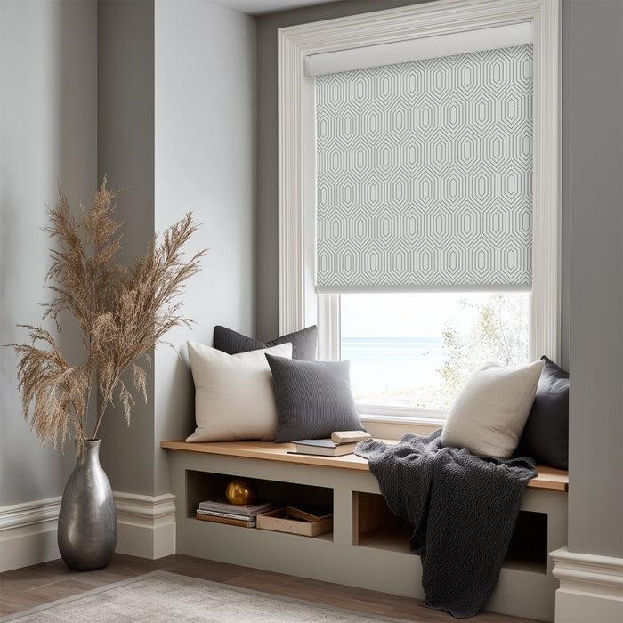 Deconovo Dina Custom Designer Print Full Blackout Roller Blinds
