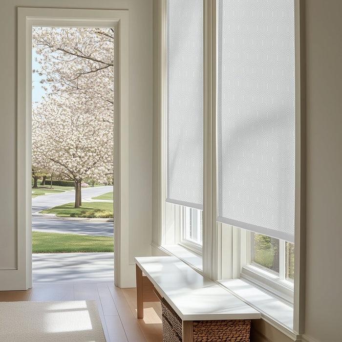 Deconovo Dina Custom Designer Print Semi-Blackout Roller Blinds