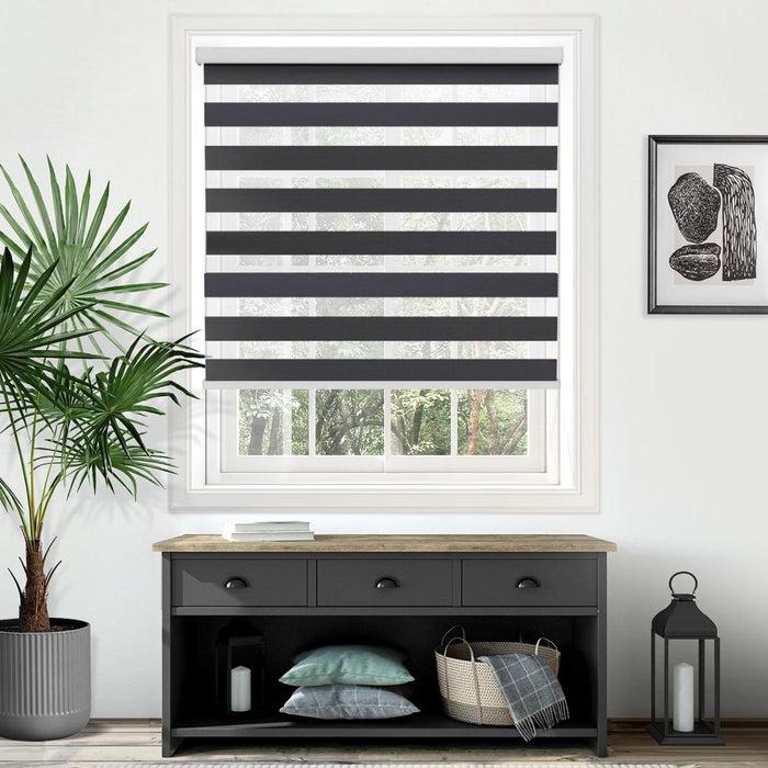 deconovo Elodie Custom Blackout and Waterproof Zebra Blinds