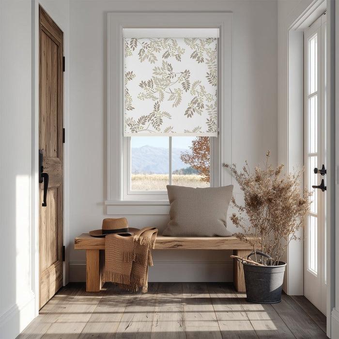 Deconovo Farmhouse Custom Ash Print Full Blackout Roller Blinds