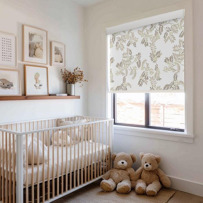 Deconovo Farmhouse Custom Ash Print Full Blackout Roller Blinds