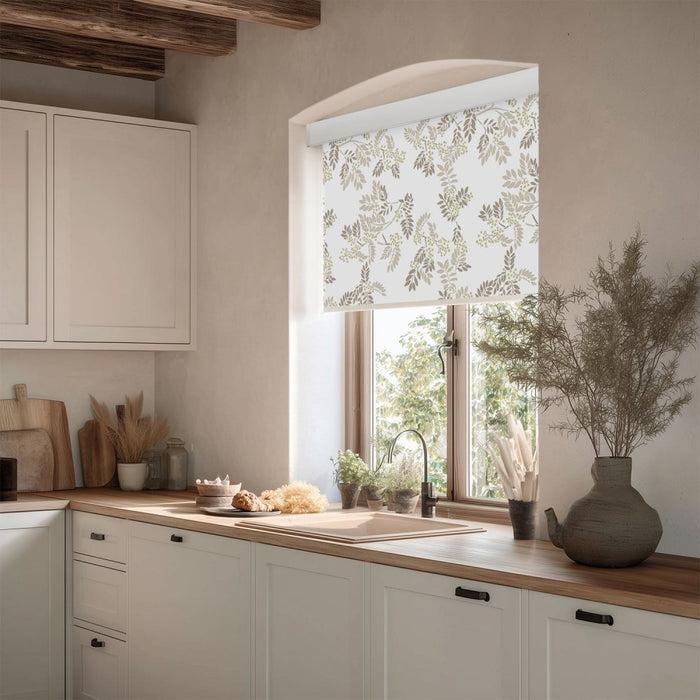 Deconovo Farmhouse Custom Ash Print Full Blackout Roller Blinds