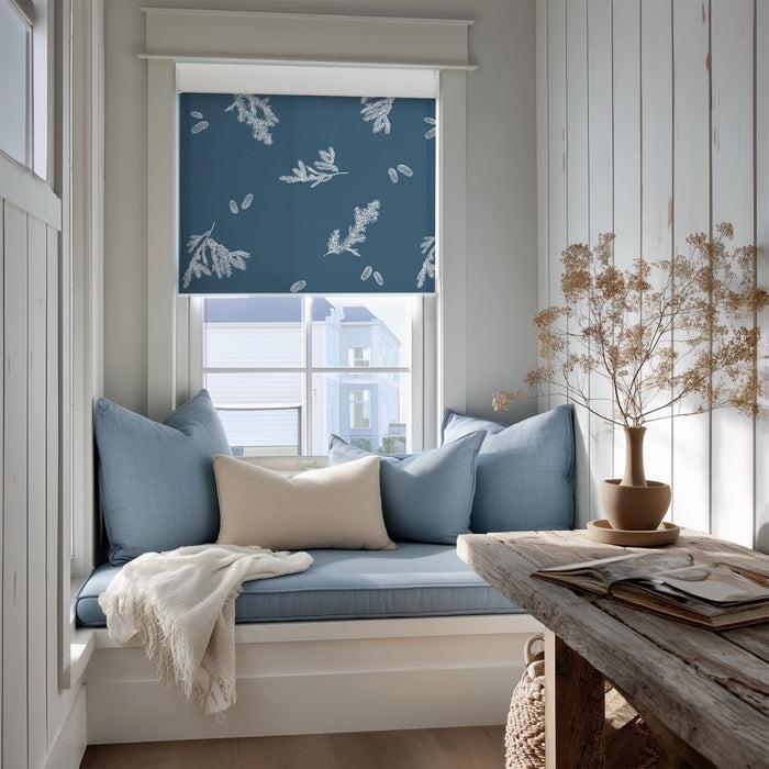 Deconovo Farmhouse Forest Air Print Semi-Blackout Roller Blinds