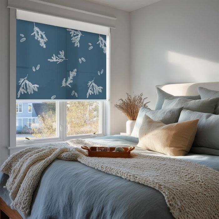 Deconovo Farmhouse Forest Air Print Semi-Blackout Roller Blinds