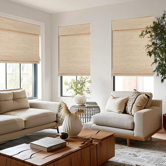 Deconovo Hazel Custom Natural Jute Bamboo Woven Shades