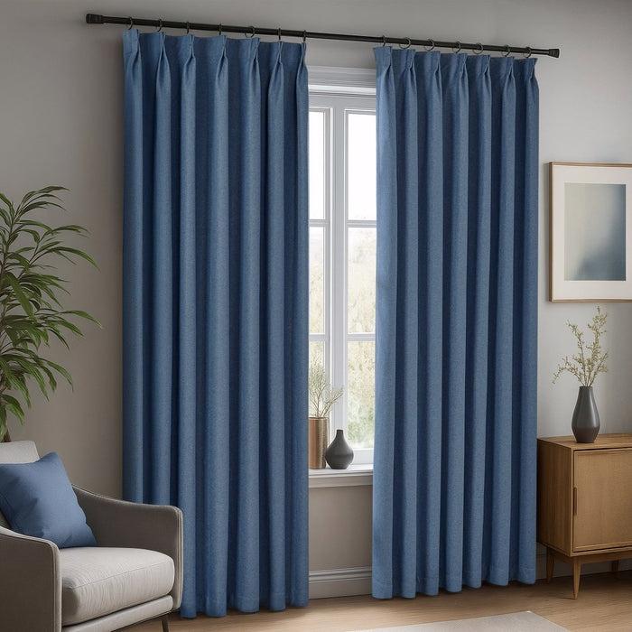 Deconovo Heloise Velvet 100% Total Blackout Custom Curtains