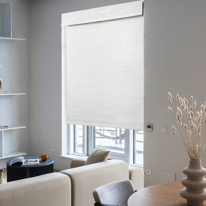 Deconovo Lan Custom Natural Ramie Bamboo Woven Shades